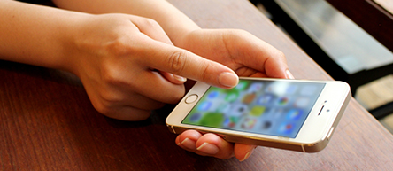 携帯電話で簡単申込